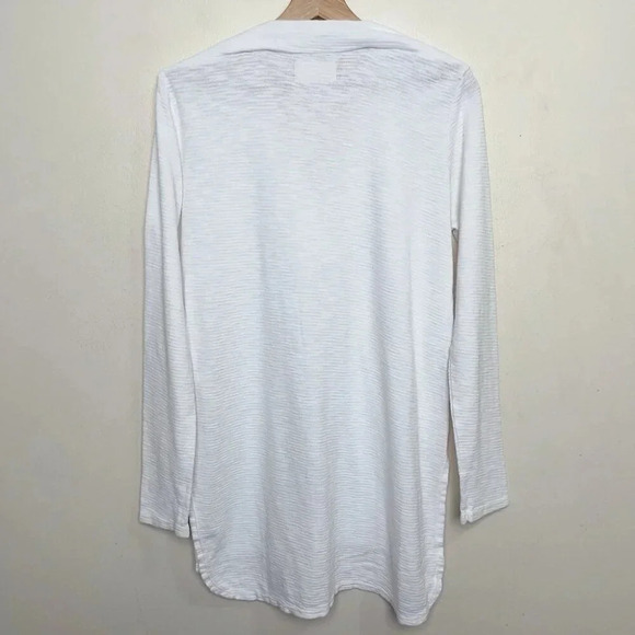 Anthropologie Womens Medium Sol Angeles Deep V-Neck  Tunic White - Picture 15 of 15